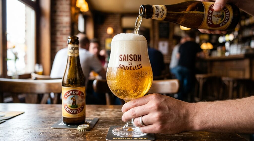 Golden_saison_beer_poured_glass